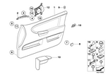 51418178023 - Vehicle Trim: Door Trim Panel, Front Left for BMW Image