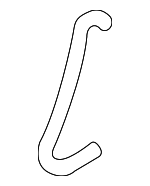 9443862 - Engine: Hose for Volvo: 850, C30, C70, S40, S60, S60 Cross Country, S70, S80, V40, V50, V70, XC60, XC70, XC90 Image