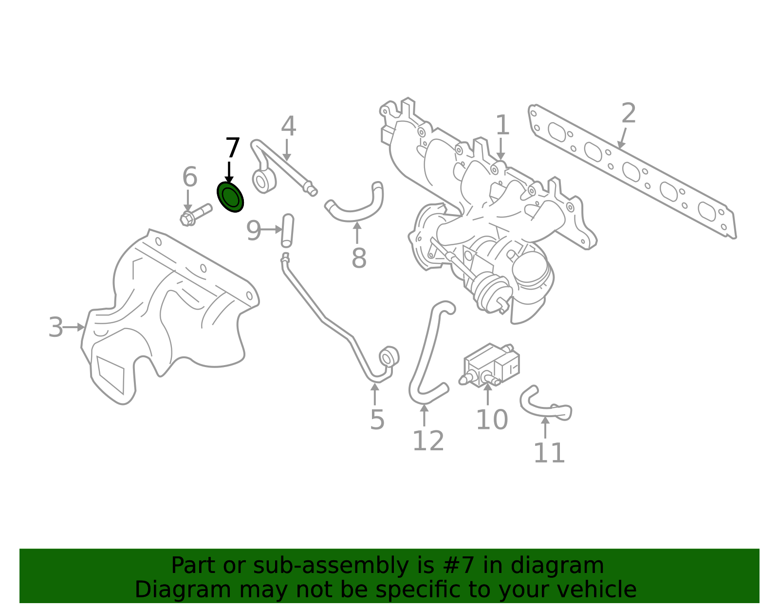 2003-2016 Volvo Engine Coolant Pipe O-Ring 969011 | TascaParts.com