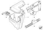 12901437095 - Engine Electrical System: Bottom Part, E-Box for BMW Image