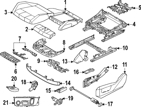 Driver Seat Components for 2025 BMW M5 #0