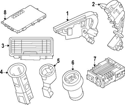 Center Console for 2025 Mini Countryman #1