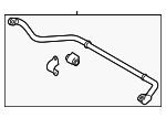 LR015528 - : Stabilizer Bar for Land-Rover Image
