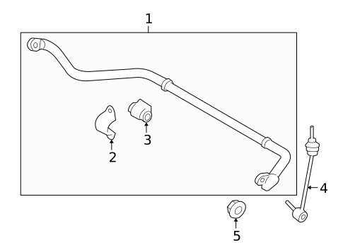 Stabilizer Bar & Components for 2016 Land Rover LR4 #0