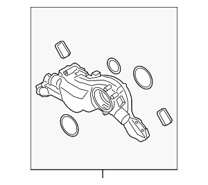 9A712140602 - Cooling System: Housing for Porsche Image