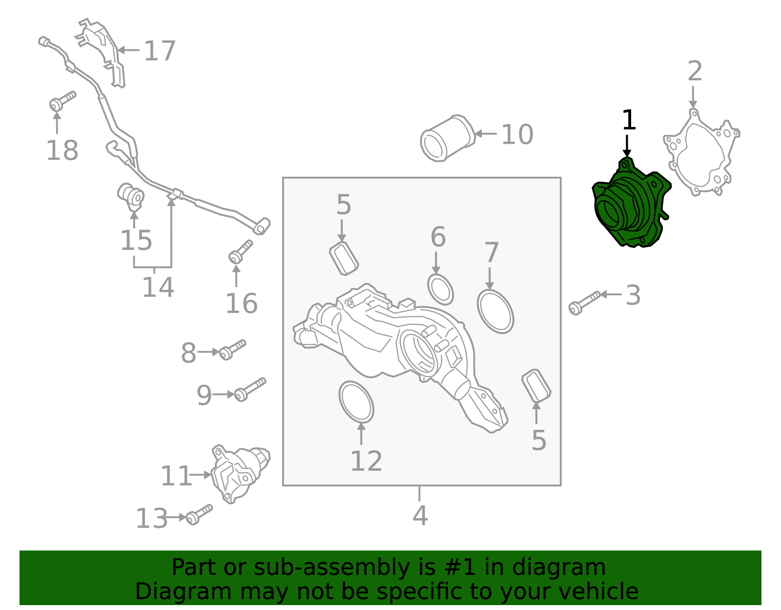 Engine Water Pump - Porsche (9A7-121-014-02)