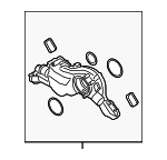9A712140602 - Cooling System: Housing for Porsche: Cayenne, Panamera Image