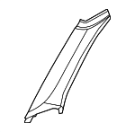 5C3867234A82V - Body: Windshield Pillar Trim for Volkswagen Image