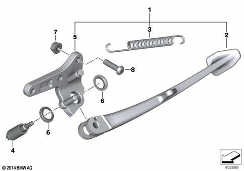 Side Stand for 2009 BMW-Motorrad K 1300 GT #0