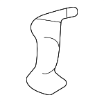 6166711020 - Body: Side Rail Seal for Lexus: LC500 Image