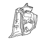 6130711030 - Body: Inner Lock Pillar for Lexus: LC500 Image