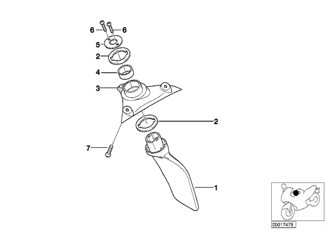 7146959892 - : Phillips Screw F Plastic Material - Ts 5X13 for BMW-Motorrad Image