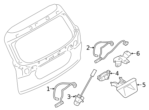Electrical Components for 2024 Subaru Ascent #1