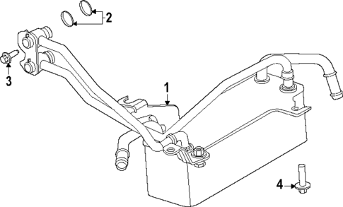 Trans Oil Cooler for 2024 Ford F-450 Super Duty #0