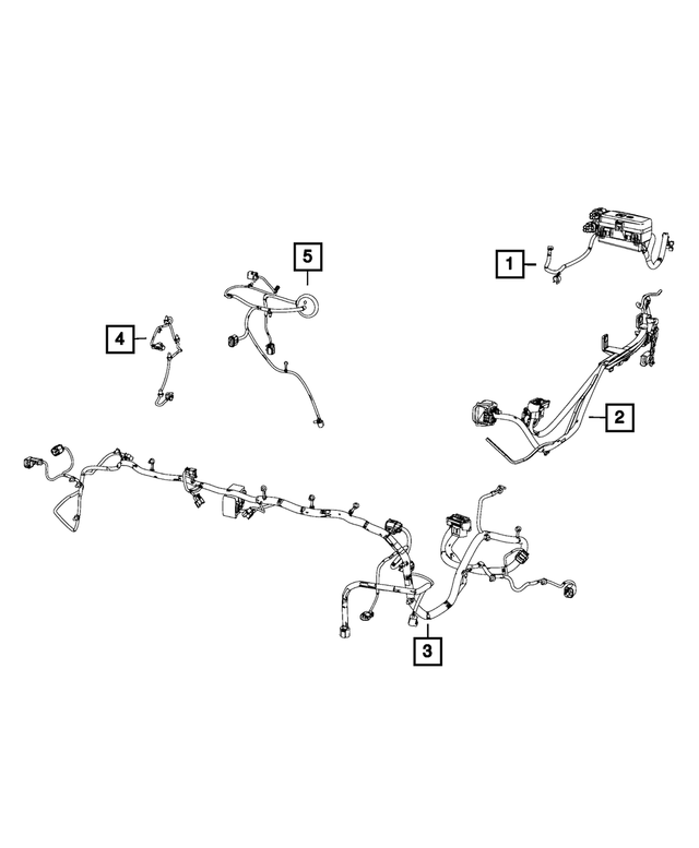 68209646AD - Electrical: Front End Module Wiring for Mopar Image image