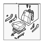 870000W072 - Body: Seat Assembly for Nissan: Pathfinder Image