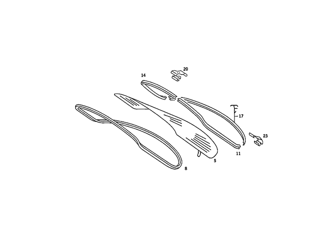1266780337 - : Cover for Mercedes-Benz Image
