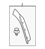 ERQ000072PVJ - : Side Trim Panel for Land-Rover Image