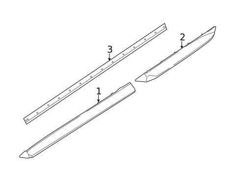 Exterior Trim - Pillars for 2014 Nissan Pathfinder #0