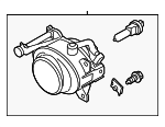 12777400 - Electrical: Fog Lamp Assembly for Saab Image