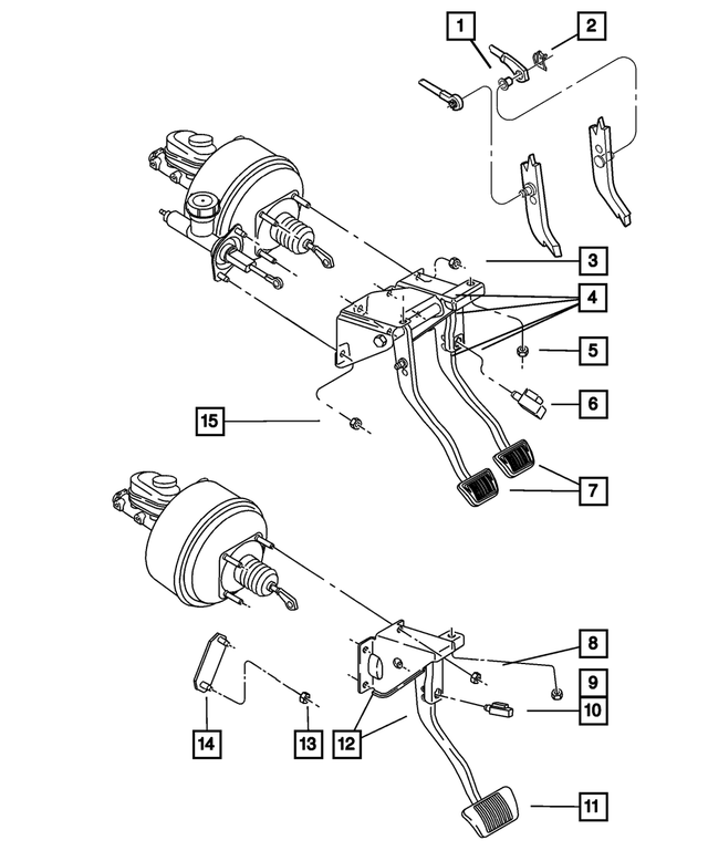 J4003909 - Service Brakes: Hex Flange With Serration Nut, Mounting for Mopar Image