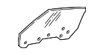 10426521 - Body: Door Glass for Chevrolet: Camaro | Pontiac: Firebird Image