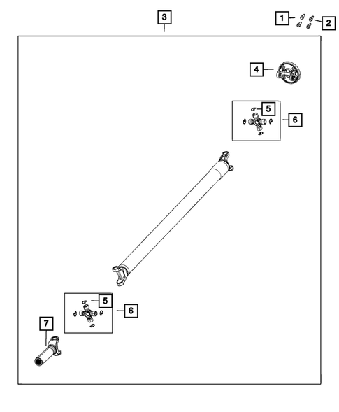 Drive Shaft for 2019 Ram 3500 #2