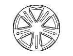 426110E160 - : 2008-2010 Toyota Highlander - Wheel Disc 19 Inch for Toyota: Highlander Image