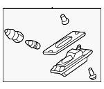 MR439548 - Electrical: License Lamp for Mitsubishi Image