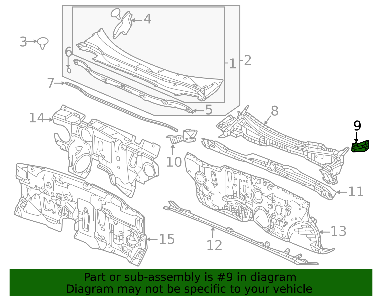74420-3A0-A00ZZ - High-Quality Cowl Bracket for 2023-2026 Honda CR-V ...