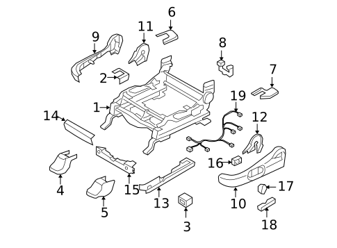 Tracks & Components for 2011 Mazda CX-7 #1