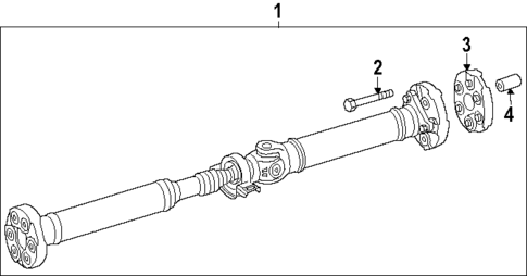 Drive Shaft for 2021 Mercedes-Benz AMG GT 63 #0
