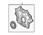 LR011995 - Engine: Lower Timing Cover for Land Rover: Defender 110, Defender 130, Defender 90, Discovery, LR4, Range Rover, Range Rover Sport, Range Rover Velar Image