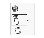 LR010722 - Engine: Filter Housing for Land Rover: Defender 110, Defender 130, Defender 90, Discovery, LR4, Range Rover, Range Rover Sport, Range Rover Velar Image