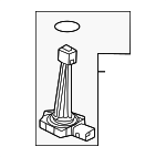 LR012640 - Engine: Oil Level Sensor for Land Rover: Defender 110, Defender 130, Defender 90, Discovery, LR4, Range Rover, Range Rover Sport, Range Rover Velar Image
