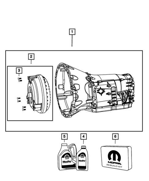 Automatic Transmission / Transaxle and Torque Converter for 2012 Jeep Liberty #0