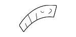 7451554G01P4Z - Body: Plate for Suzuki Image