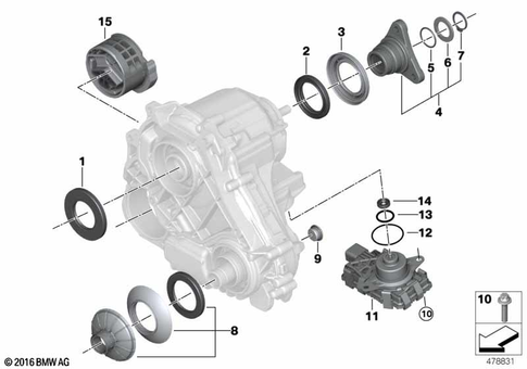 Individual Transmission Parts for 2019 BMW 740eX #0