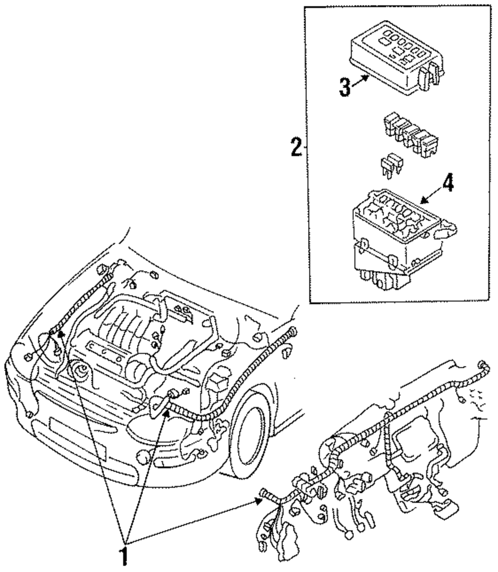 fuku  ページ EA76-66-760A - 1992-1995 Mazda MX-3 - Fuse Box Main | Mazda Parts