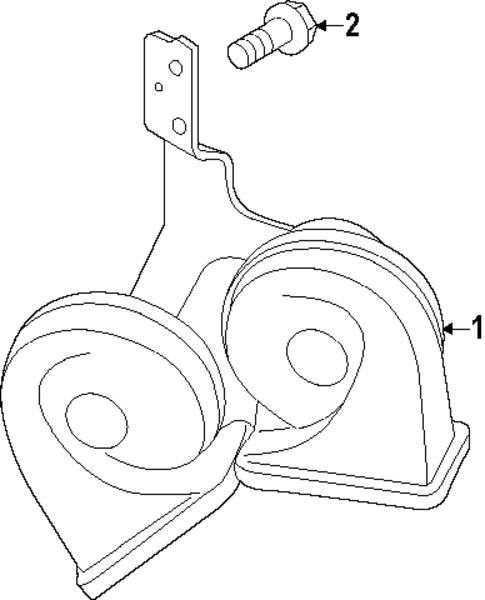 Horn for 2024 Ford Transit-350 HD #0