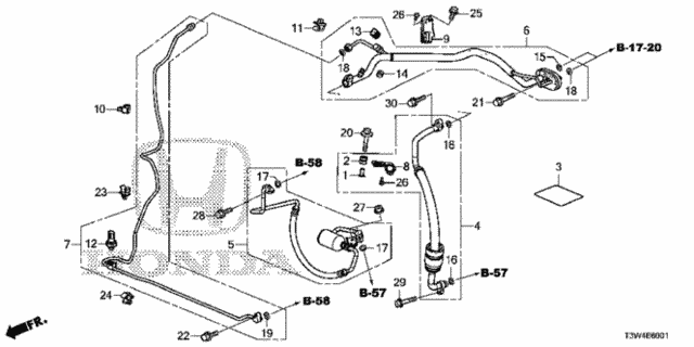 A/C Hoses - Pipes (2) for 2017 Honda Accord #0