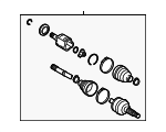 423400E040 - Suspension: Axle Assembly for Toyota: Highlander Image