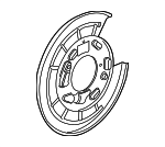 LR048812 - : Splash Shield for Land Rover: LR3, LR4, Range Rover Sport Image