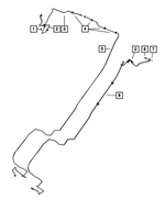 52109854AF - Brakes: Brake Tube And Hose for Mopar Image image
