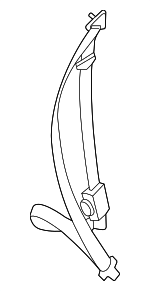 64621AE10AOB - Electrical: Seat Belt Assembly for Subaru Image