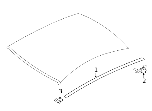 Exterior Trim - Roof for 2012 Hyundai Azera #0
