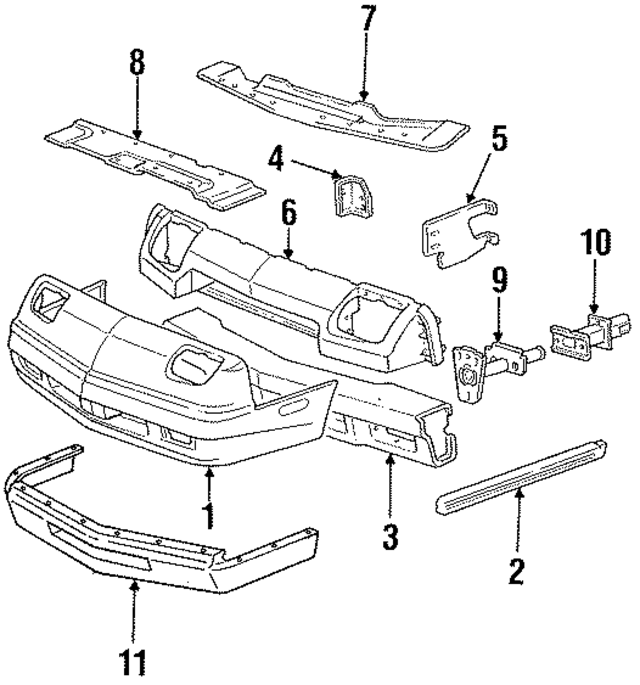 4388081 - Body: Bumper Cover for Mopar Image