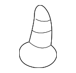 9046706089A1 - Body: Headliner Clip for Toyota: Highlander Image