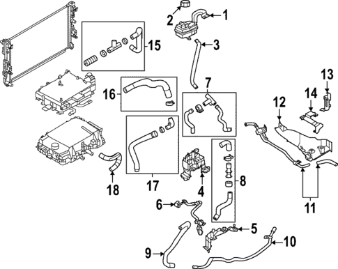 Hoses & Lines for 2023 Nissan ARIYA #0