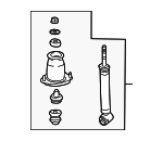 4853080331 - Suspension: Strut for Toyota: Celica Image